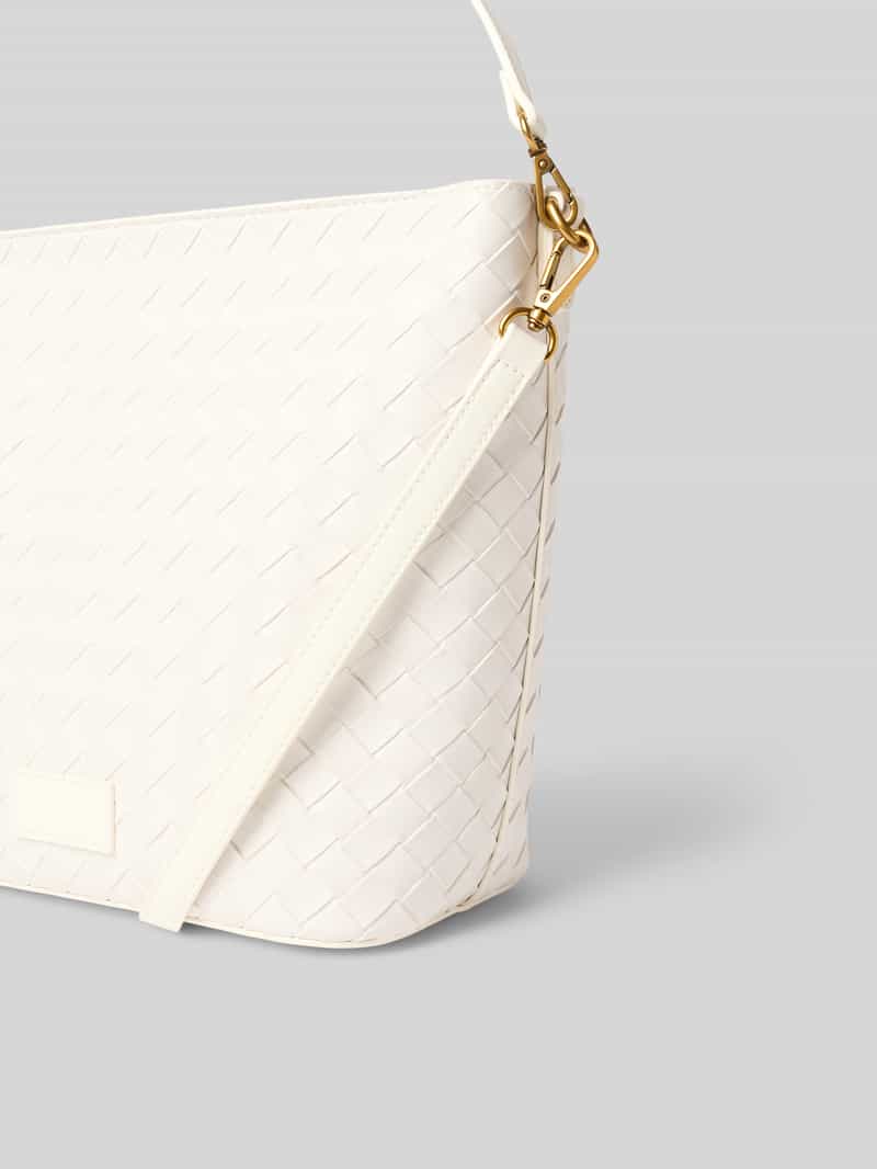 Seidenfelt Handtas in gevlochten look model 'KINNA HOBO'