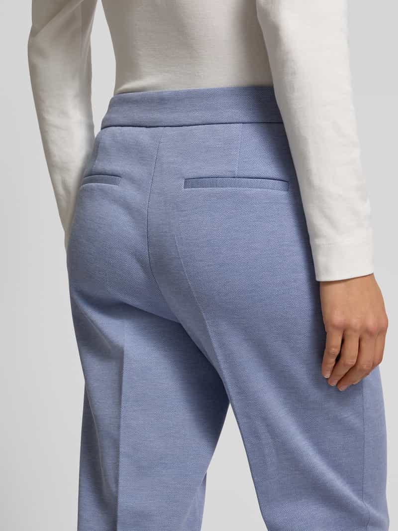 Jake*s Collection Regular fit stoffen broek met persplooien