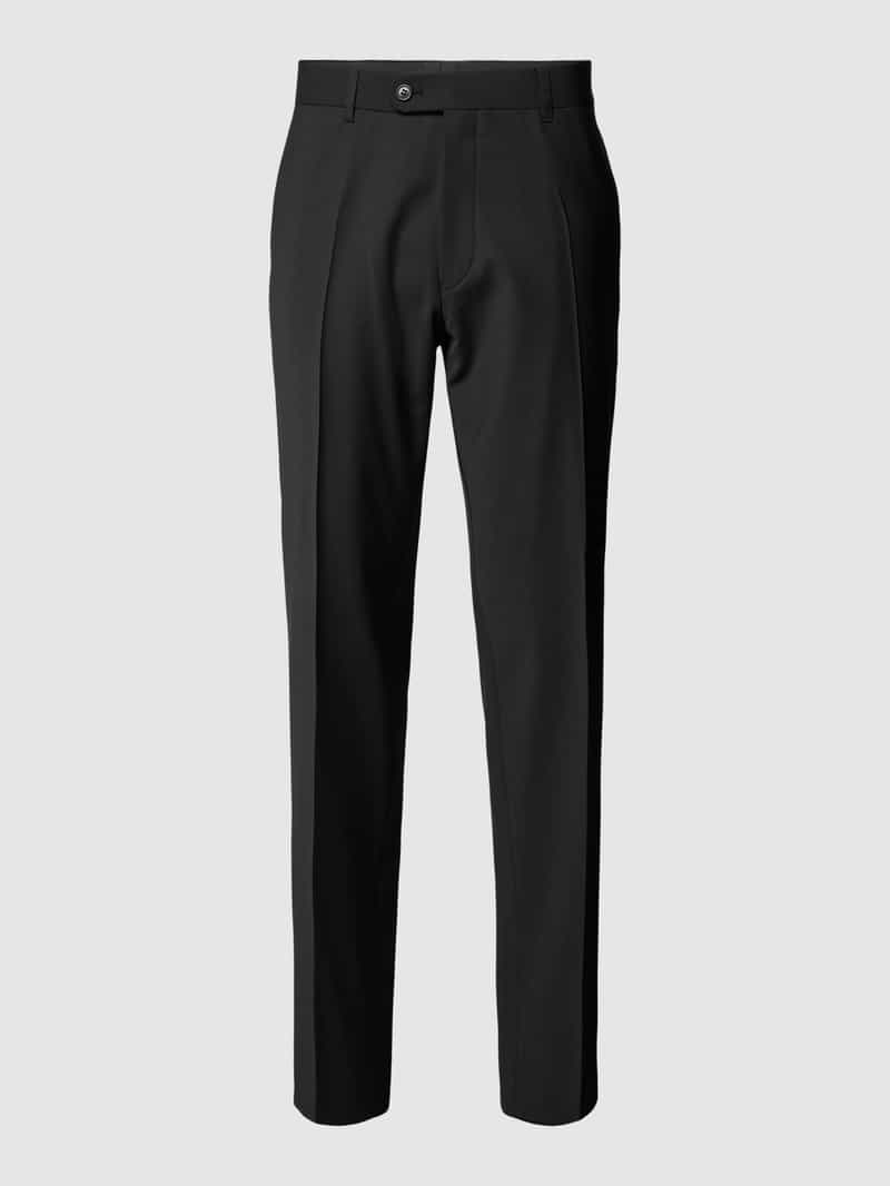 carl gross Regular fit pantalon met persplooien model 'Silvio'