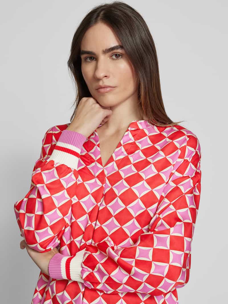 Emily Van den Bergh Regular fit blouse met V-hals