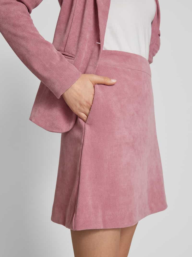 Ichi Corduroy rok met elastische band model 'Kate'