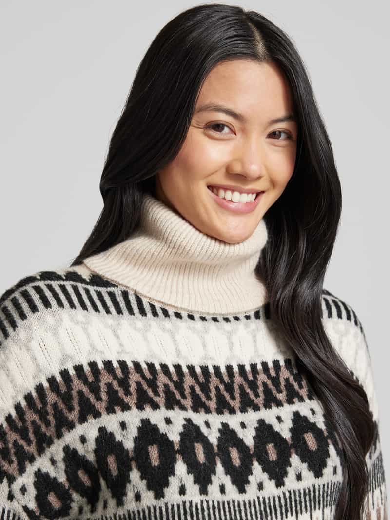 Christian Berg Woman Oversized gebreide pullover met col
