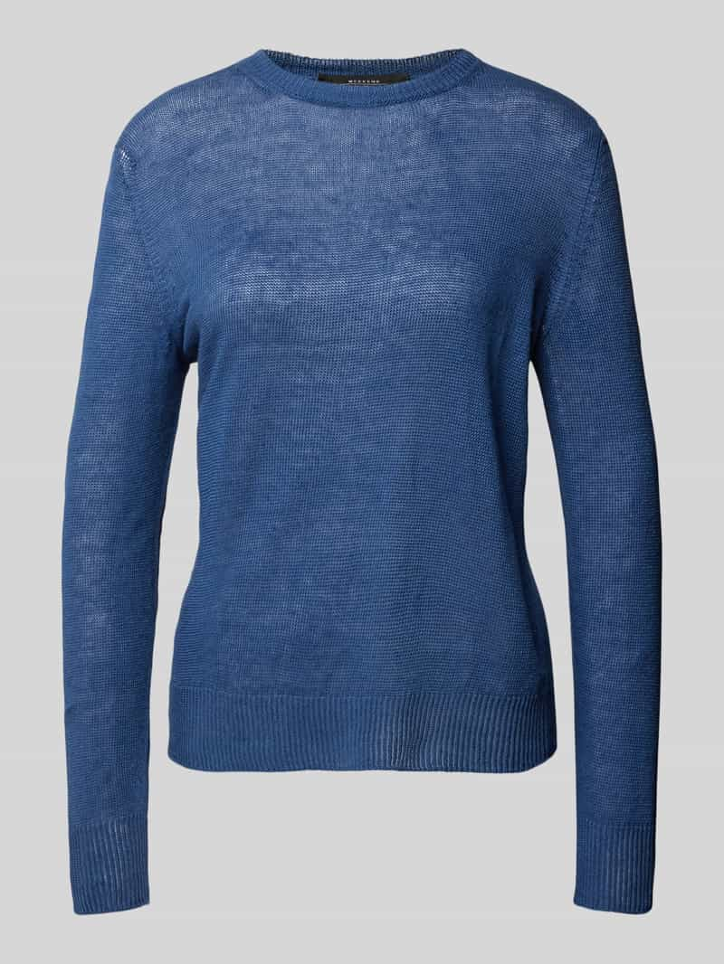 Weekend Max Mara Gebreide pullover van puur vlas, model 'ATZECO'