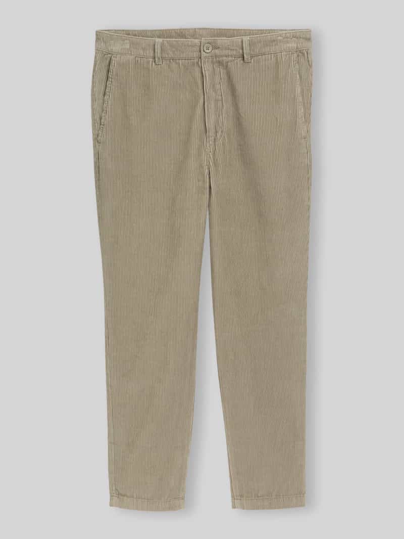 Tom Tailor Denim Regular waist corduroy broek van puur katoen
