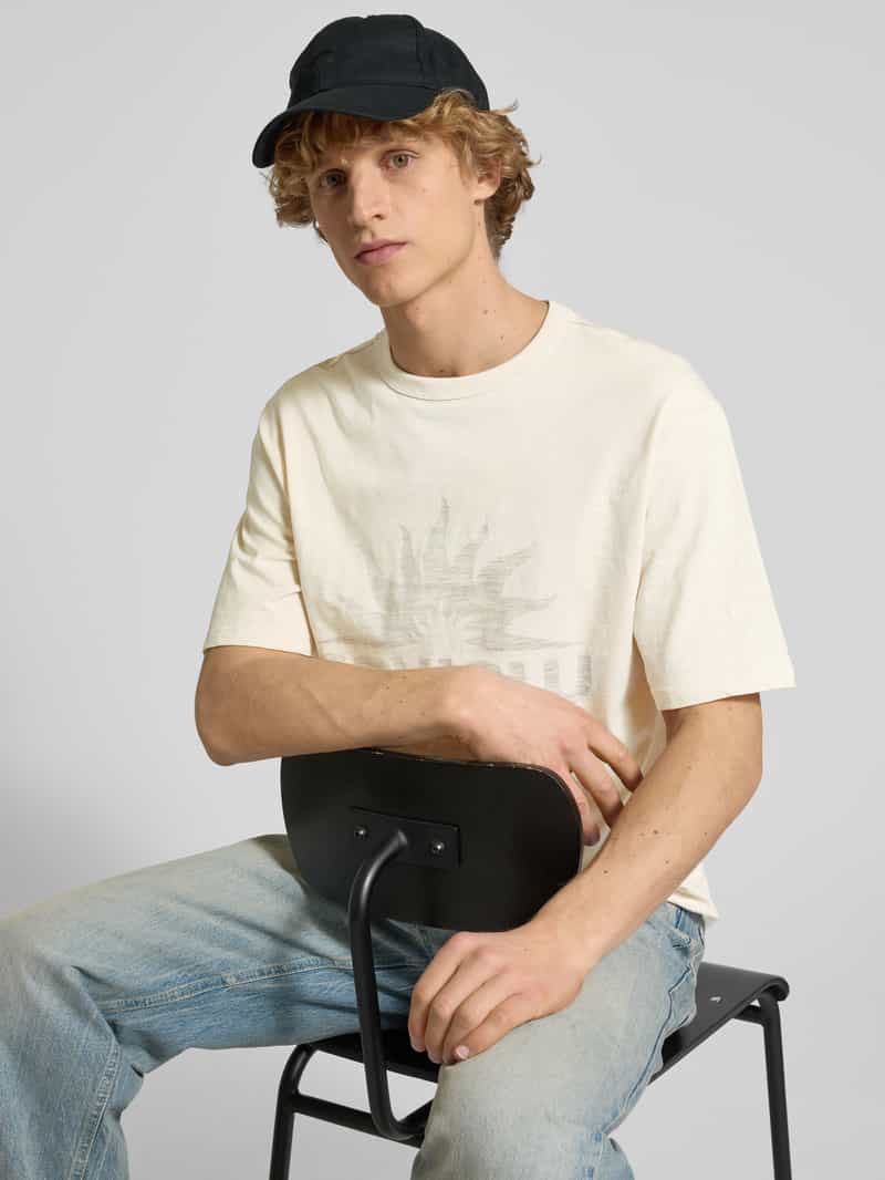 REVIEW T-shirt met labelprint