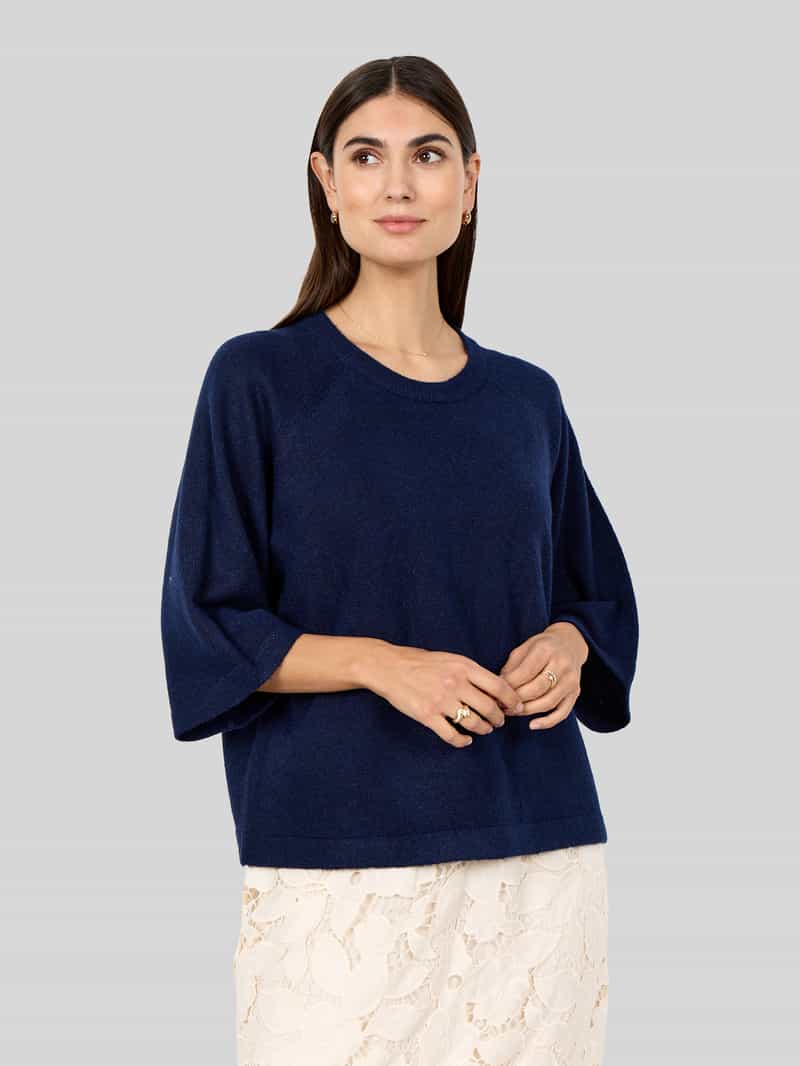 Soyaconcept Loose fit pullover met 3 4-mouw