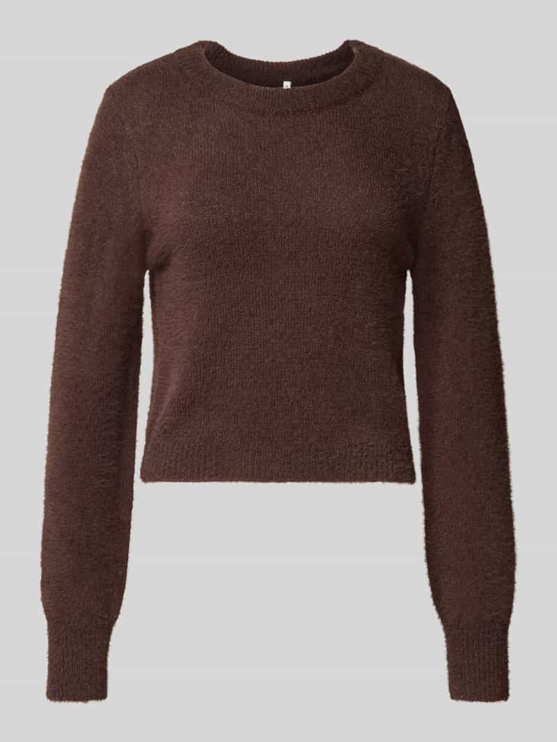Only Regular fit gebreide pullover met ronde hals model 'PETRA'