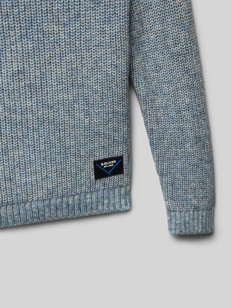 s.Oliver RED LABEL Regular fit gebreide pullover van katoenmix