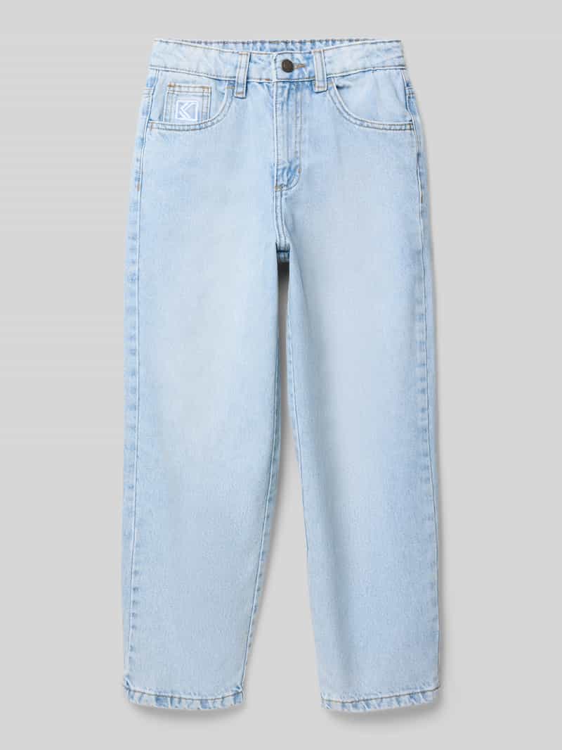 Karl Kani Wide fit jeans met logostitching