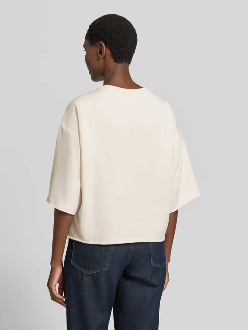 Smith and Soul Kort boxy fit sweatshirt met labelstitching