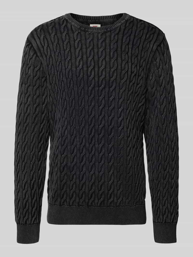 Levi's Trui met ronde hals LV PRESIDIO met kabelpatroon