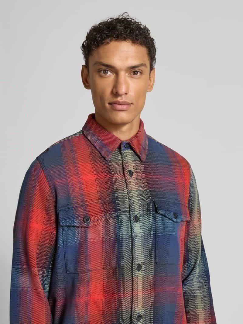 Lerros Regular fit overhemdjack met borstzakken model 'SHIRT JACKET'