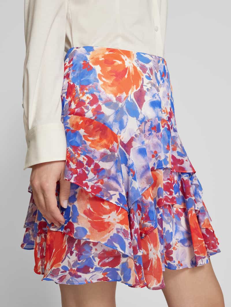 Lauren Ralph Lauren Minirok met volants model 'VERHRAY'