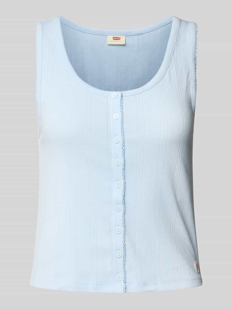 Levi's Tanktop met knoopsluiting model 'DRY GOODS'