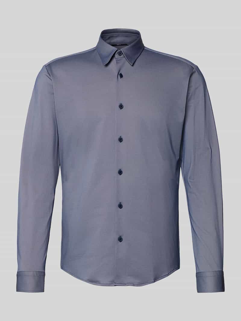 Boss Slim fit zakelijk overhemd met structuur model 'P-ROAN'