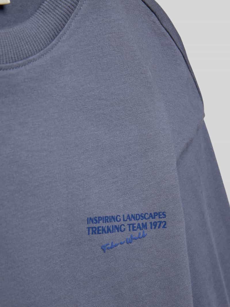 Garcia Shirt met lange mouwen en ribboorden