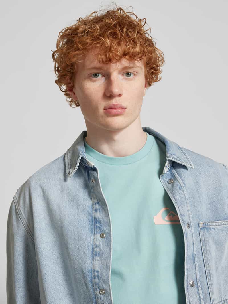 Quiksilver T-shirt met labelprint