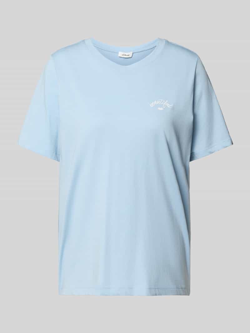 s.Oliver RED LABEL Regular fit T-shirt van puur katoen