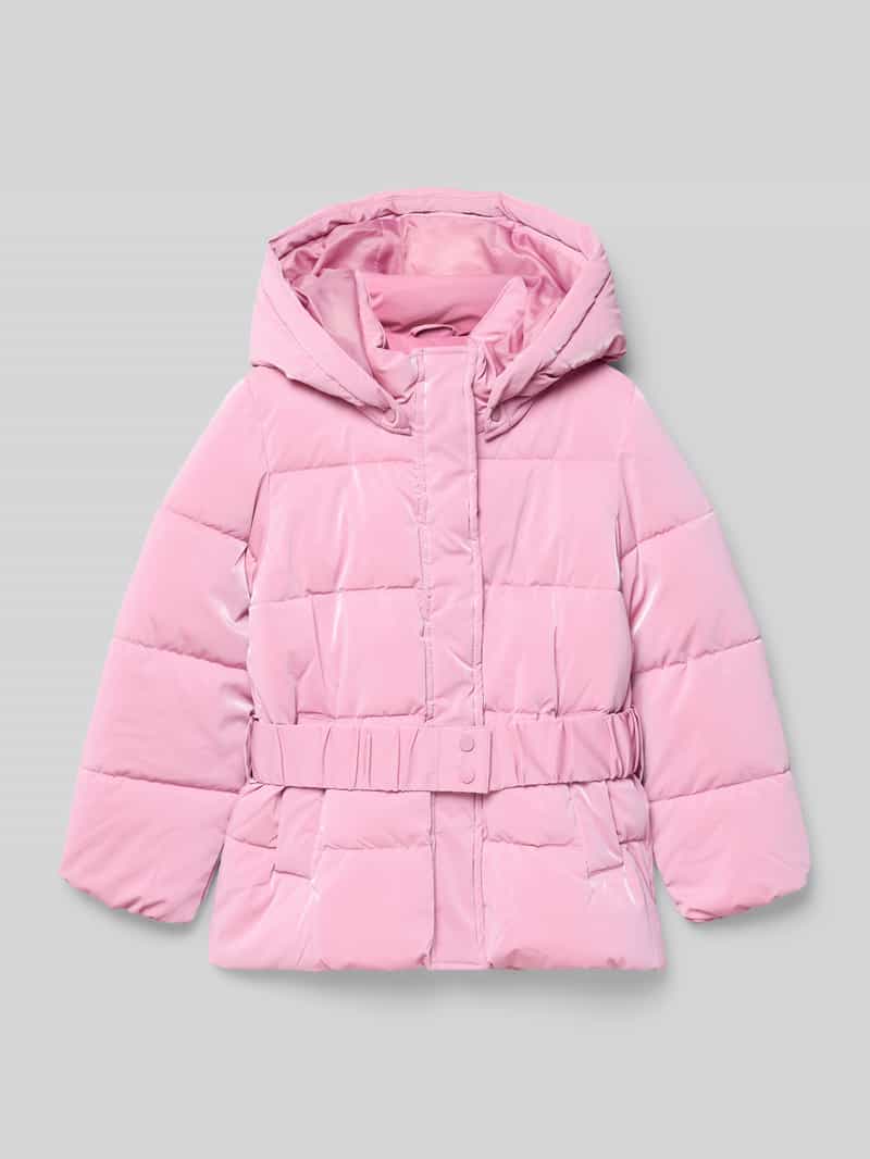 Only Regular fit gewatteerd jack met afneembare capuchon model 'ELISE'