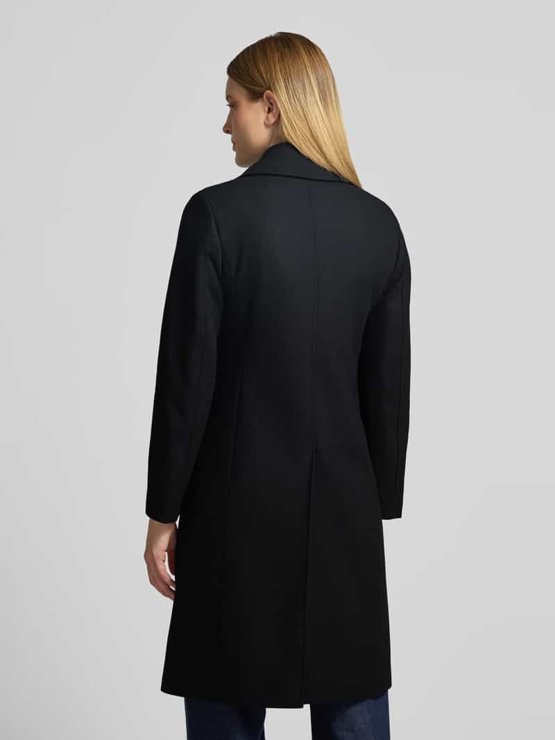 Jake*s Collection Lange jas met goudkleurige sierknopen