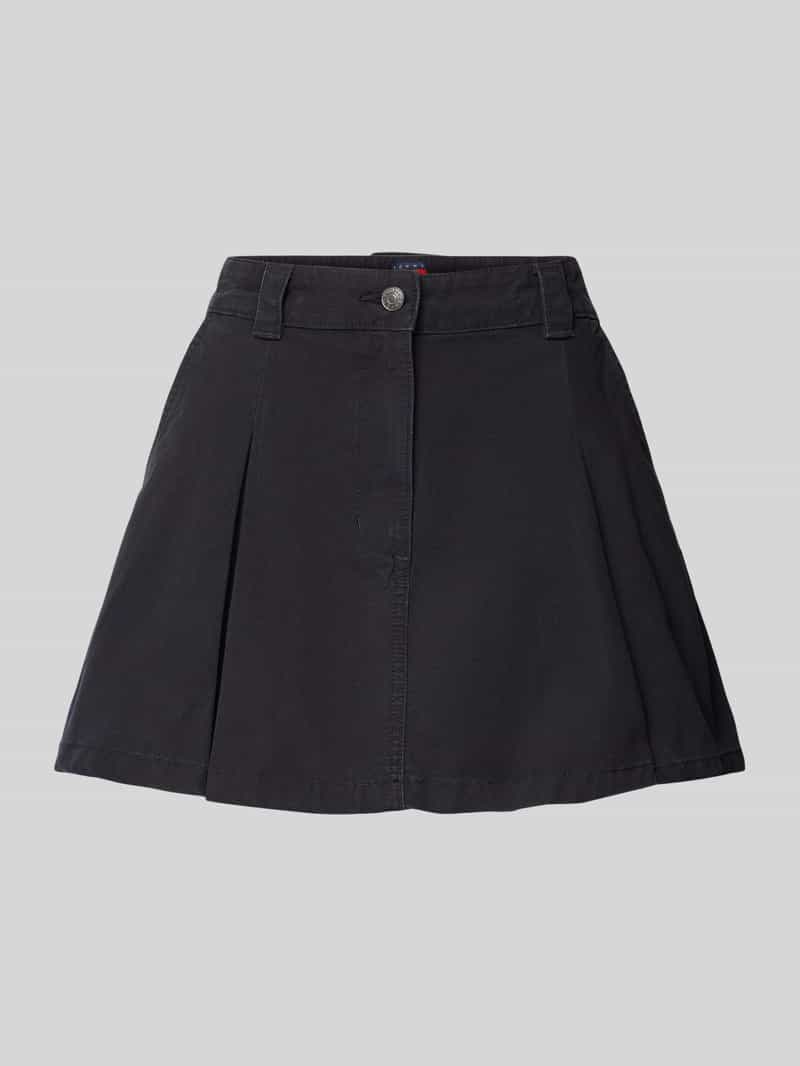 Tommy Jeans Uitlopende jeansrok van puur katoen