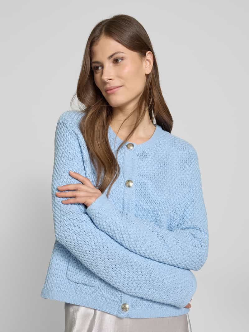 Christian Berg Woman Cardigan met structuurmotief