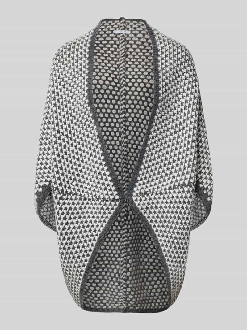Opus Poncho met knoopsluiting model 'Amaryllis boho'