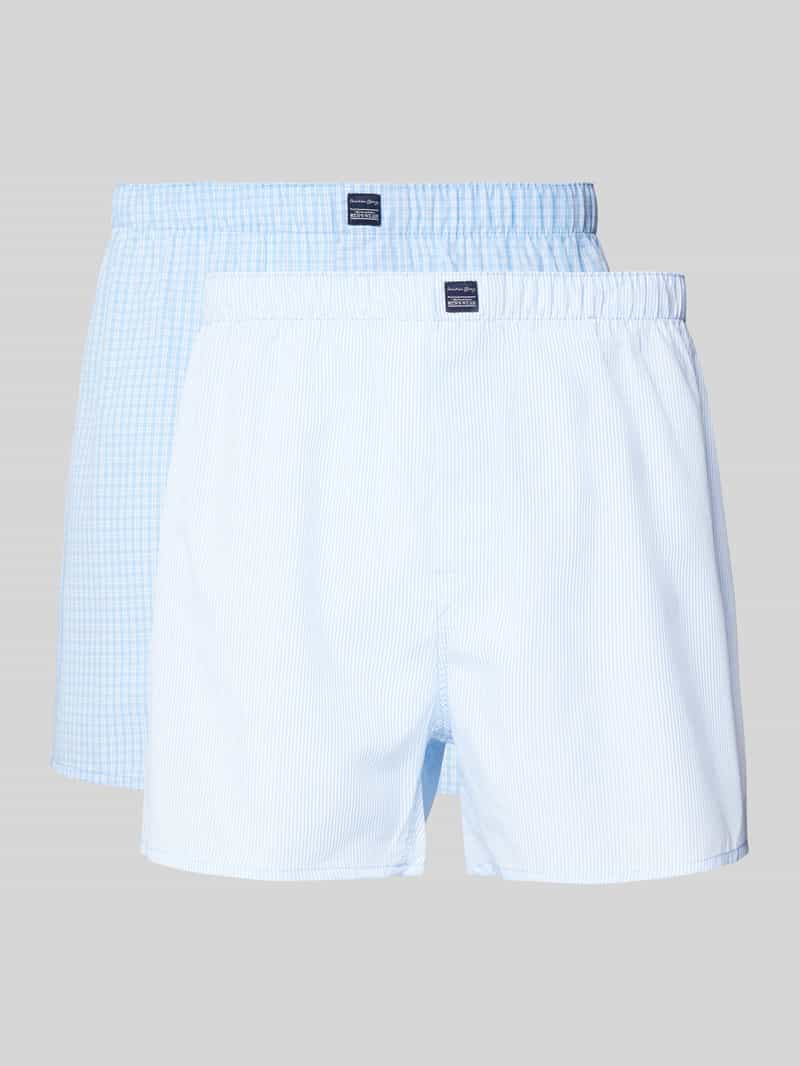 Christian Berg Men Relaxed fit boxershort met labelpatch in een set van 2 stuks