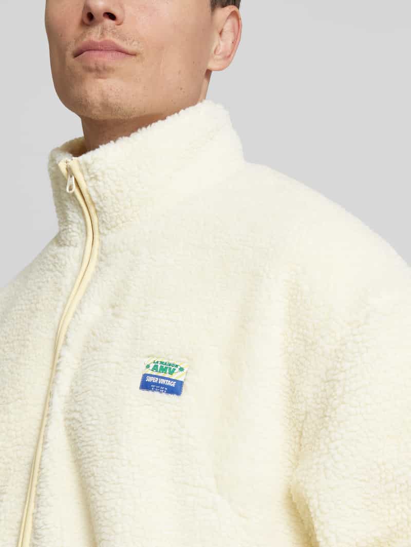 American vintage Bodywarmer van teddybont met opstaande kraag model 'HOKTOWN'