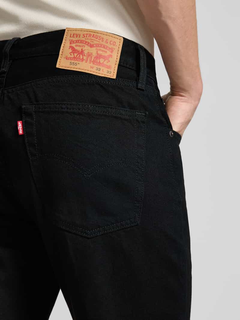 Levi's Relaxed straight fit jeans met steekzakken