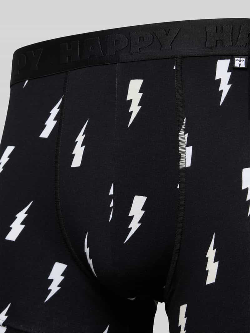 Happy Socks Boxershort met elastische band in een set van 3 stuks