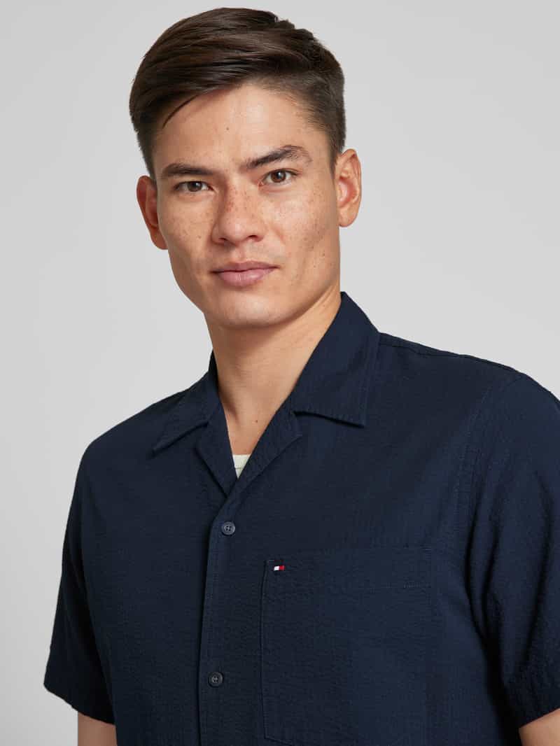 Tommy Hilfiger Regular fit vrijetijdsoverhemd met logostitching