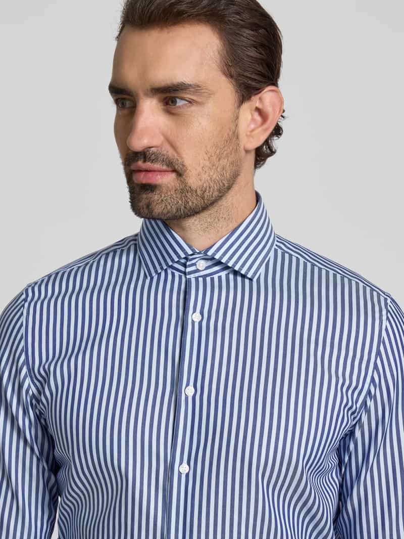 seidensticker Slim fit zakelijk overhemd met kentkraag