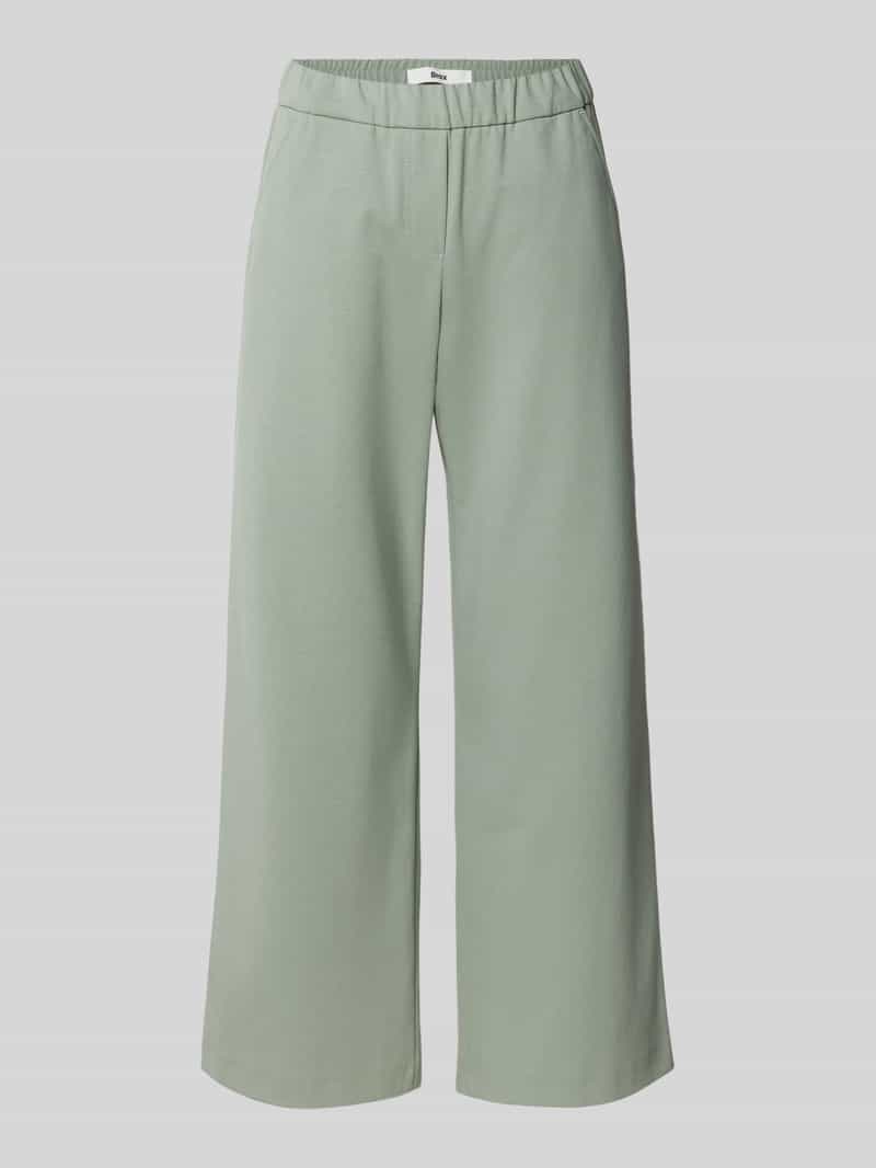 BRAX Wide leg stoffen broek met elastische band model 'Style.Maine'