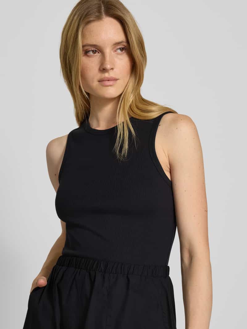 s.Oliver RED LABEL Regular fit midi-jurk van katoenmix