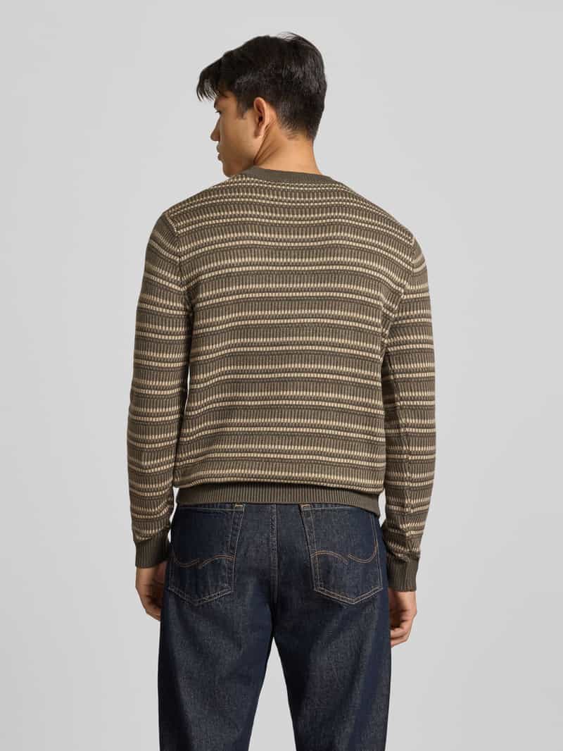 Only & Sons Regular fit gebreide pullover van katoenmix