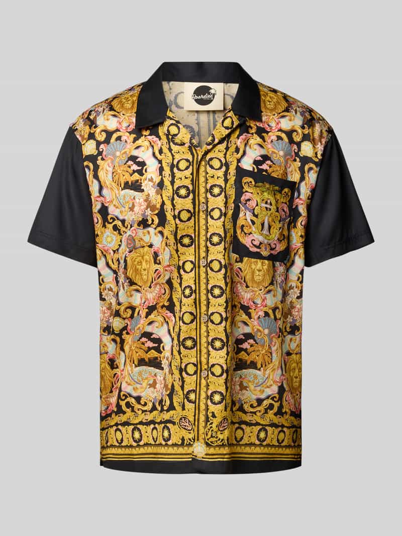 BOARDIES Vrijetijdsoverhemd met borstzak model 'Baroque'