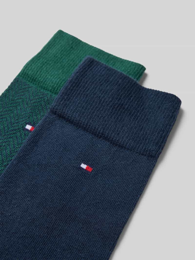 Tommy Hilfiger Kousen van katoenmix per 2 paar