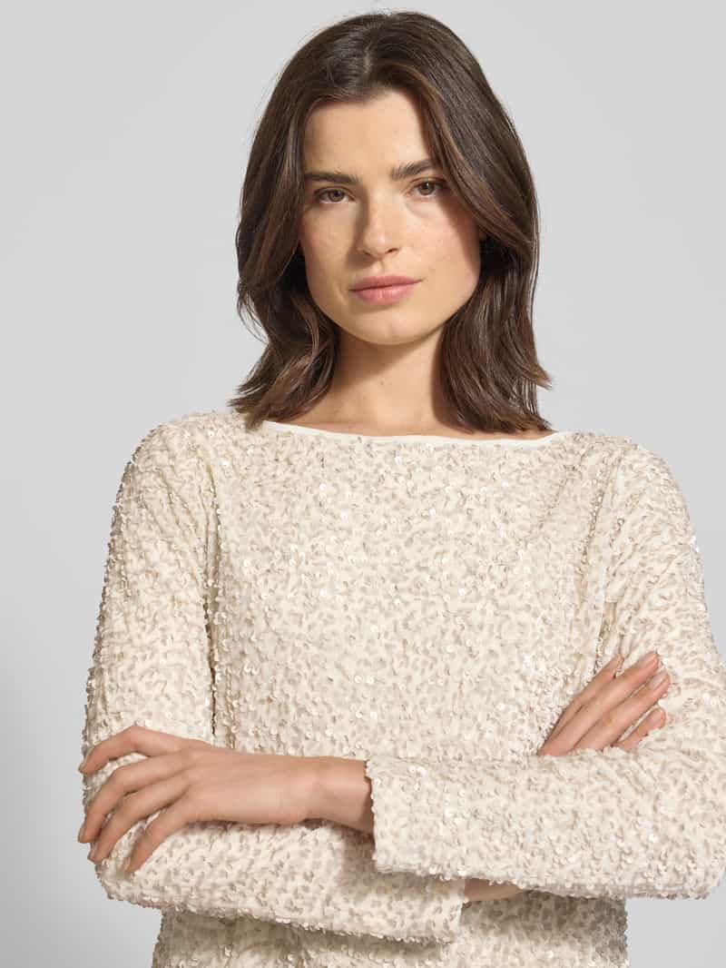 b.Young Shirt met lange mouwen en boothals model 'PARTY'