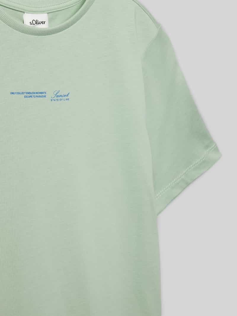 s.Oliver RED LABEL Regular fit T-shirt van puur katoen