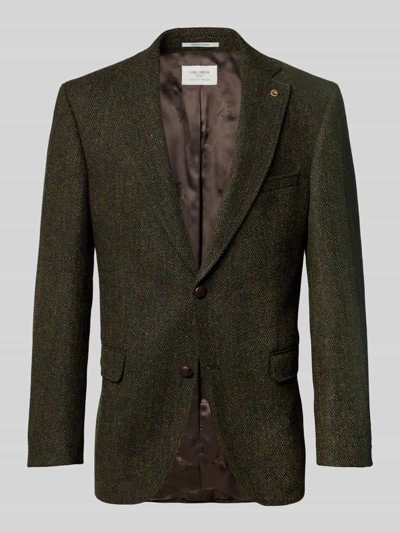 carl gross Harris Tweed colbert van scheerwol model 'Theo'