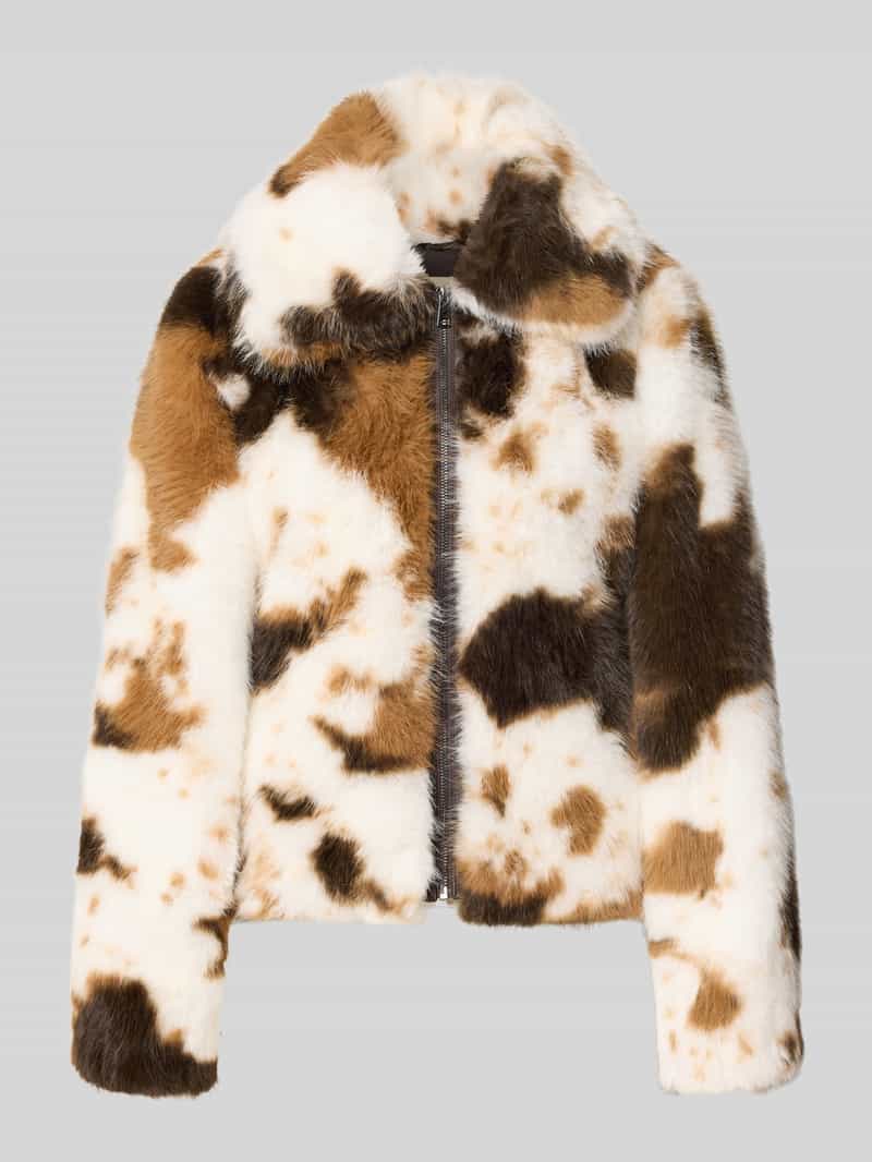 Imitatiebontjack met dierenprint
