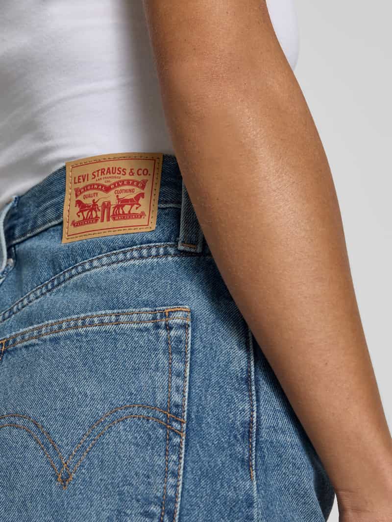 Levi's Korte high waist jeans in used-look