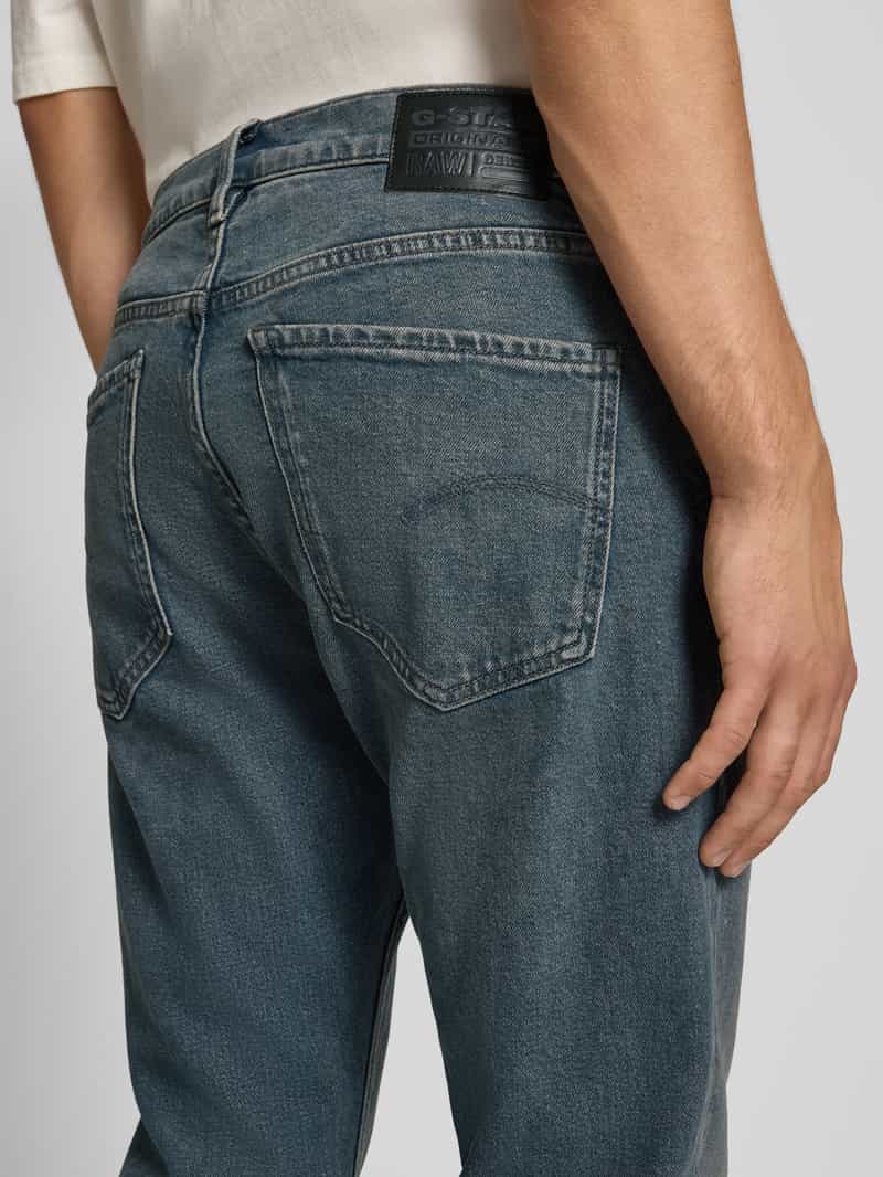 G-Star Raw Straight fit jeans met logopatch model 'Mosa'