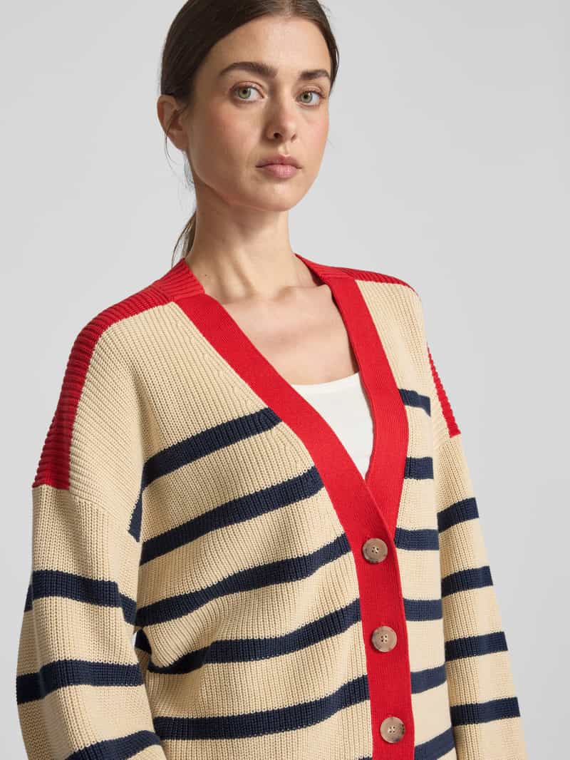Tommy Hilfiger Relaxed fit cardigan van puur katoen