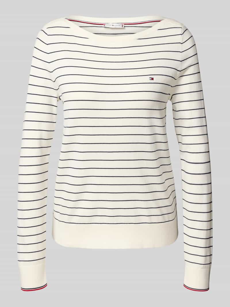 Tommy Hilfiger Regular fit shirt met lange mouwen van katoenmix