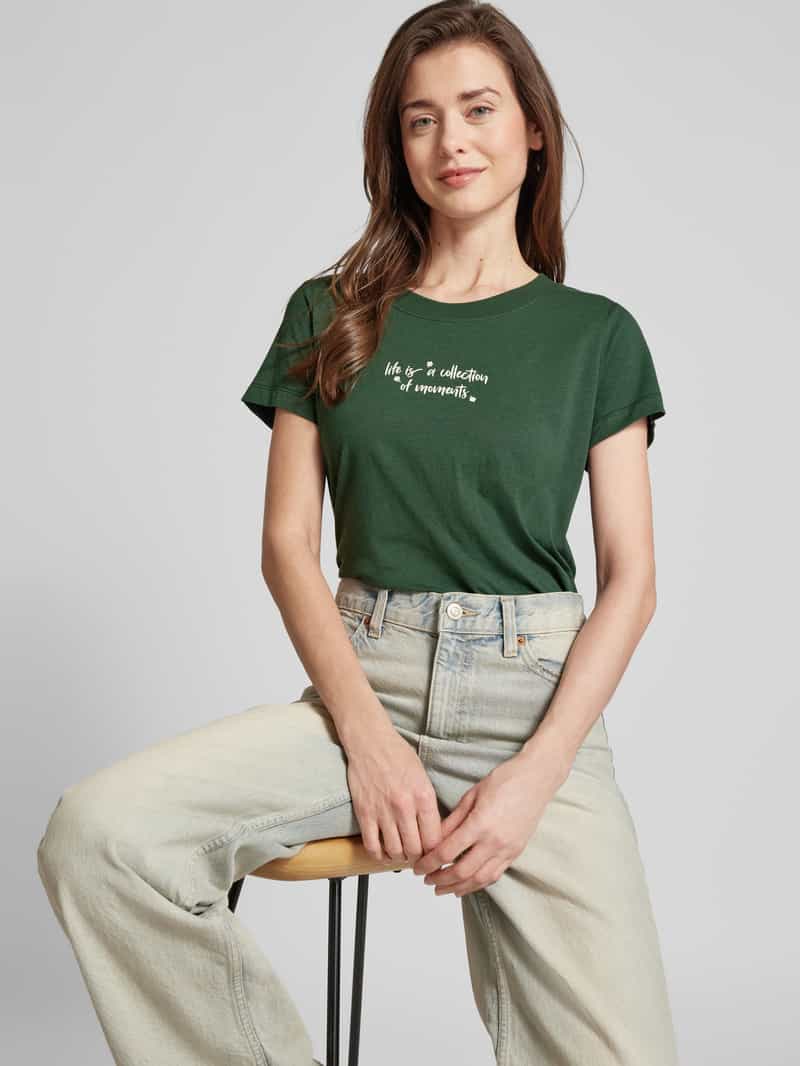 s.Oliver RED LABEL T-shirt in gemêleerde look