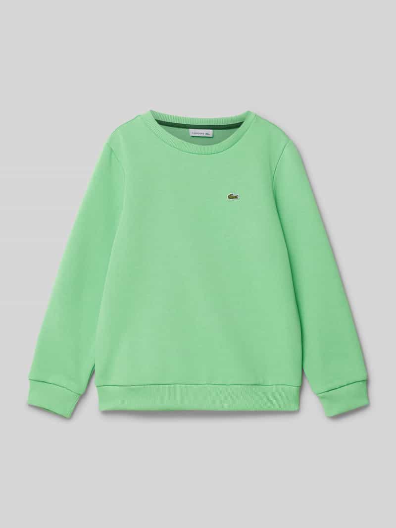 Lacoste Sweatshirt met labelstitching