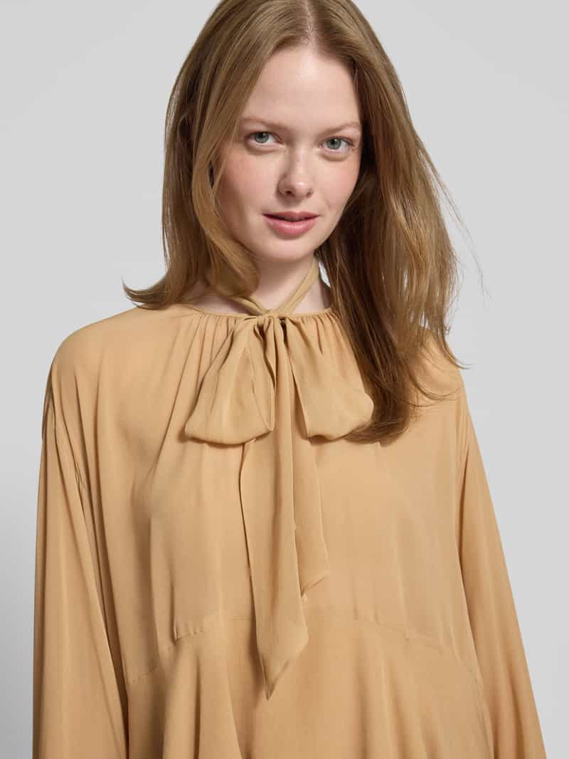 Marella Strikblouse van pure viscose model 'PRISCA'