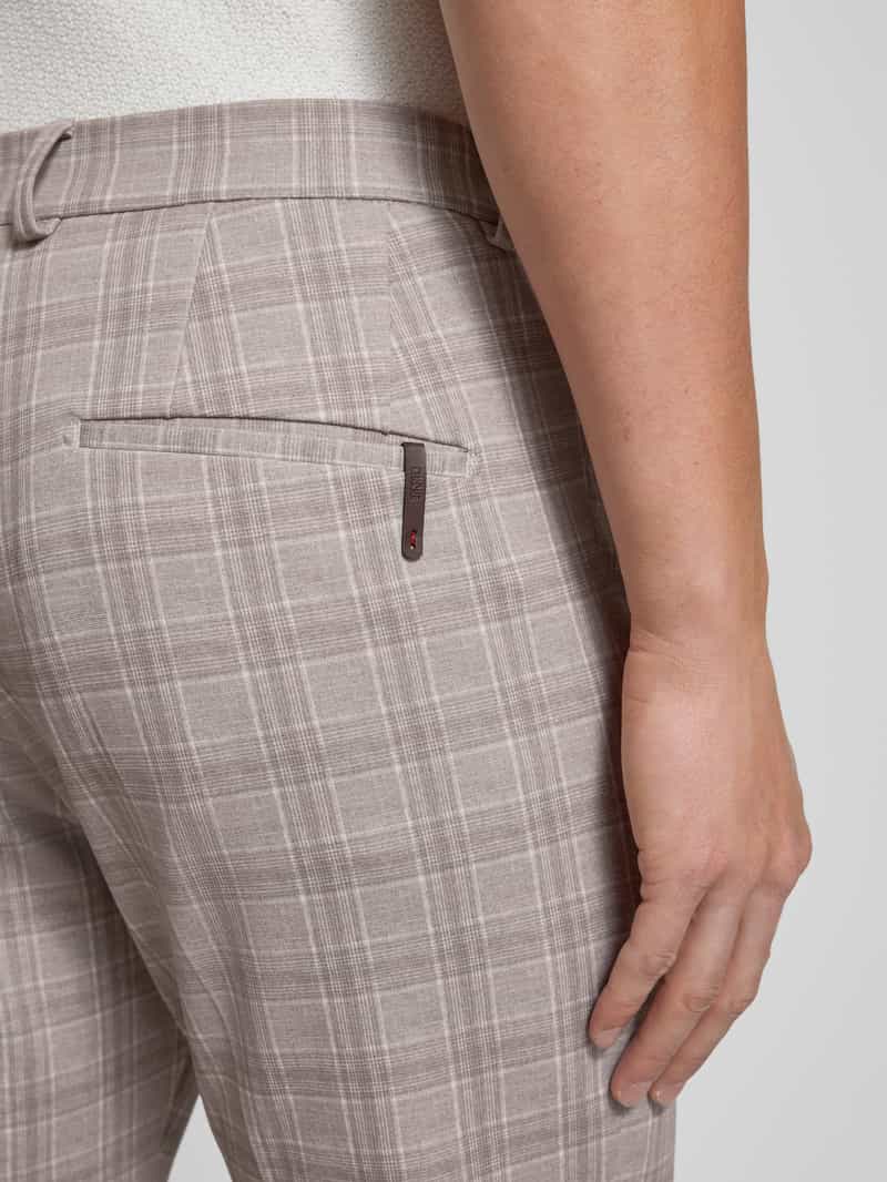 CINQUE Regular fit stoffen broek met bandplooien model 'BODO'